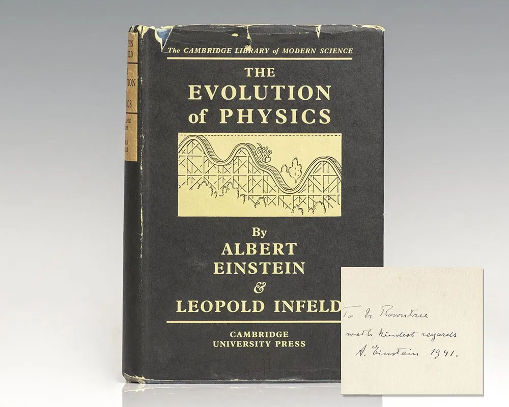 Evolution Of Physics Albert Einstein First Edition Rare Book 5482