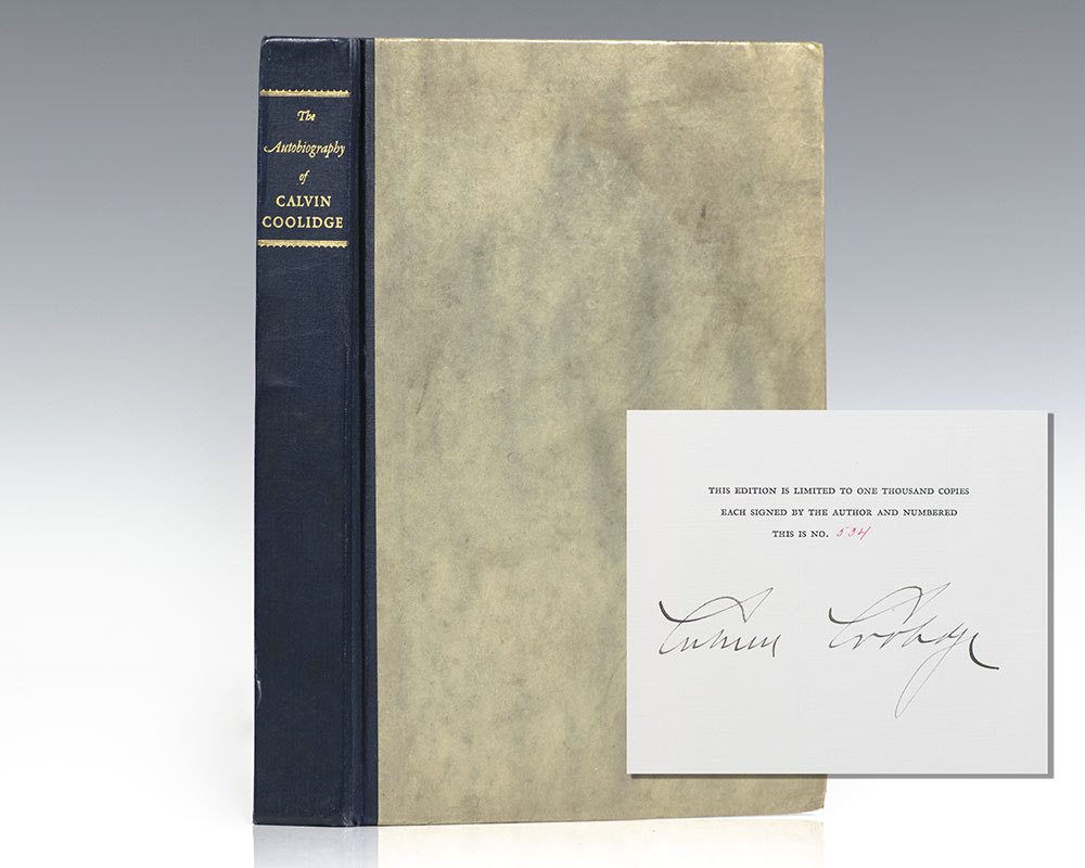 the autobiography of calvin coolidge authorized expanded and annotated edition