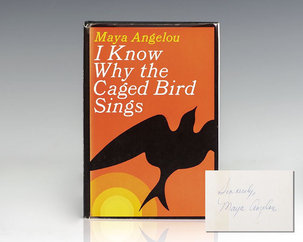 I Know Why The Caged Bird Sings Maya Angelou First Edition Signed