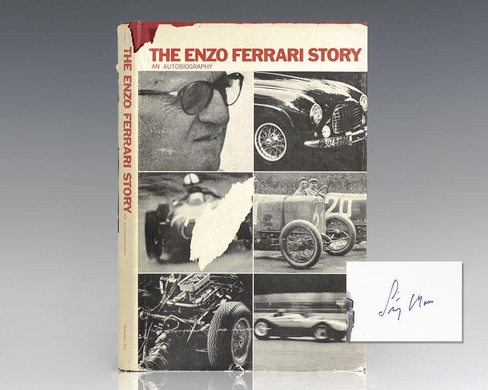 The Enzo Ferrari Story. - Raptis Rare Books | Fine Rare and Antiquarian