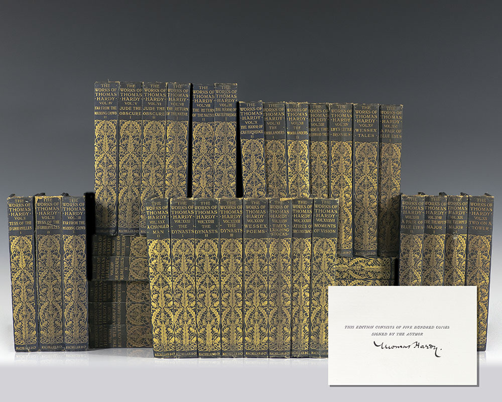 The Works Of Thomas Hardy Signed Limited Edition First Edition