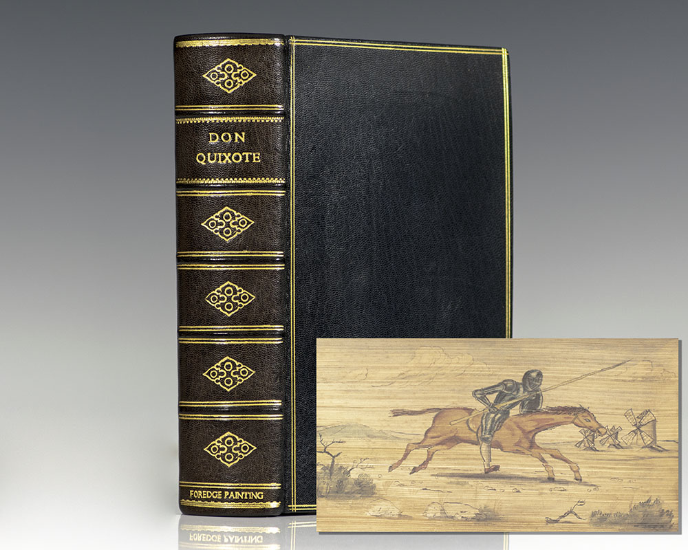 The Adventures of Don Quixote De La Mancha; Translated From the Spanish of  Miguel de Cervantes Saavedra. [Fore-edge Painting]. - Raptis Rare Books