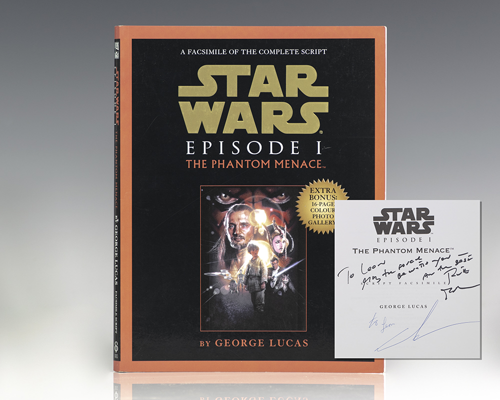 Star Wars on sale Phantom Menace First Edition Hardcover Book (Padme cover) - SIGNED