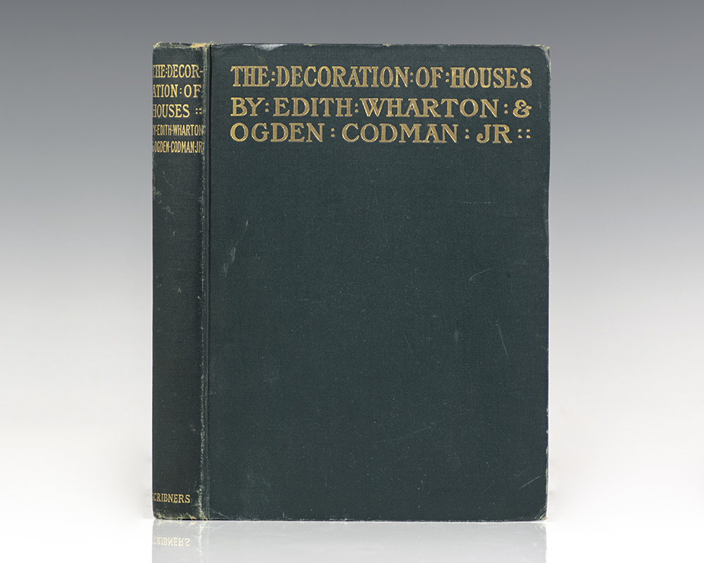 The Decoration of Houses Edith Wharton First Edition