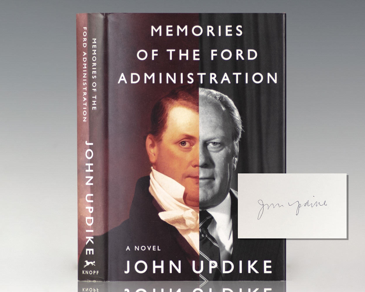 New JOHN UPDIKE Memories Of The Ford Administration deals SIGNED 1ST EDITION Franklin