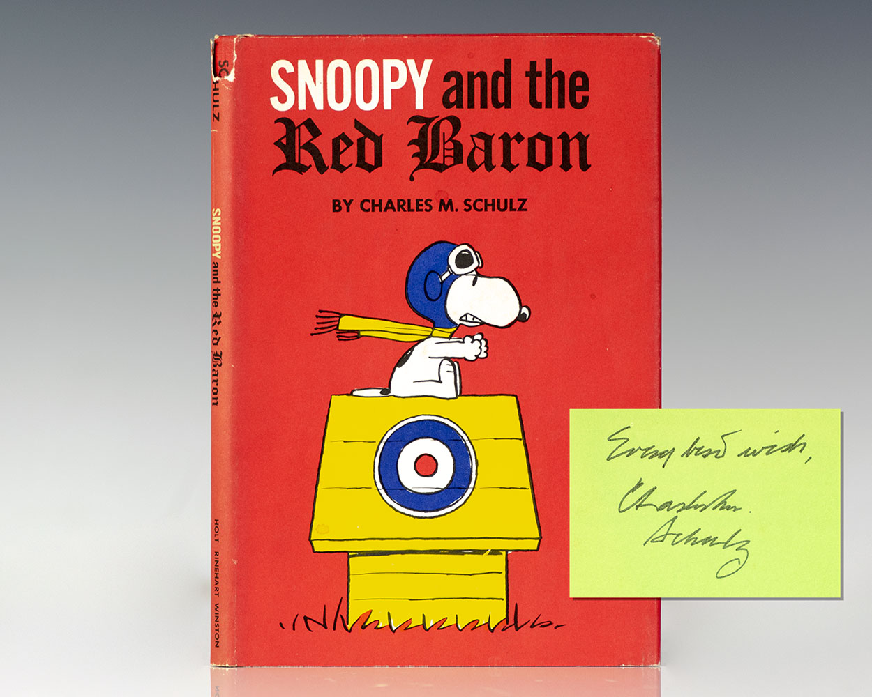 Snoopy and the Red Baron Charles M. Schulz First Edition Signed