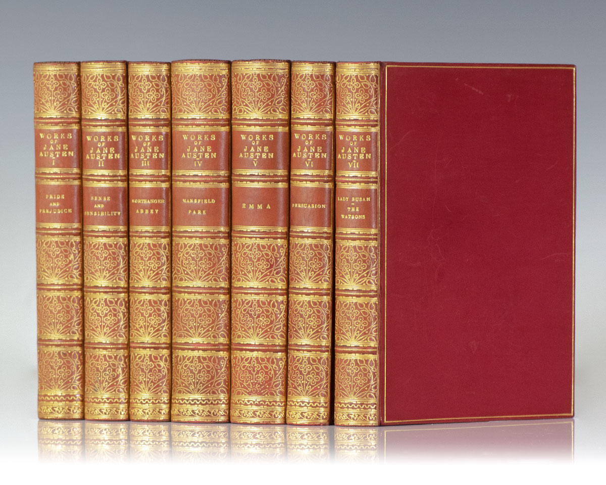 The Works of Jane Austen First Edition Leather