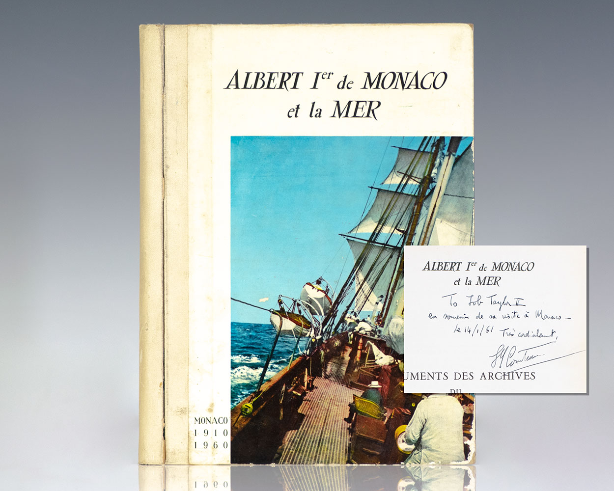 Albert Ier de Monaco et la Mer. - Raptis Rare Books | Fine Rare and ...