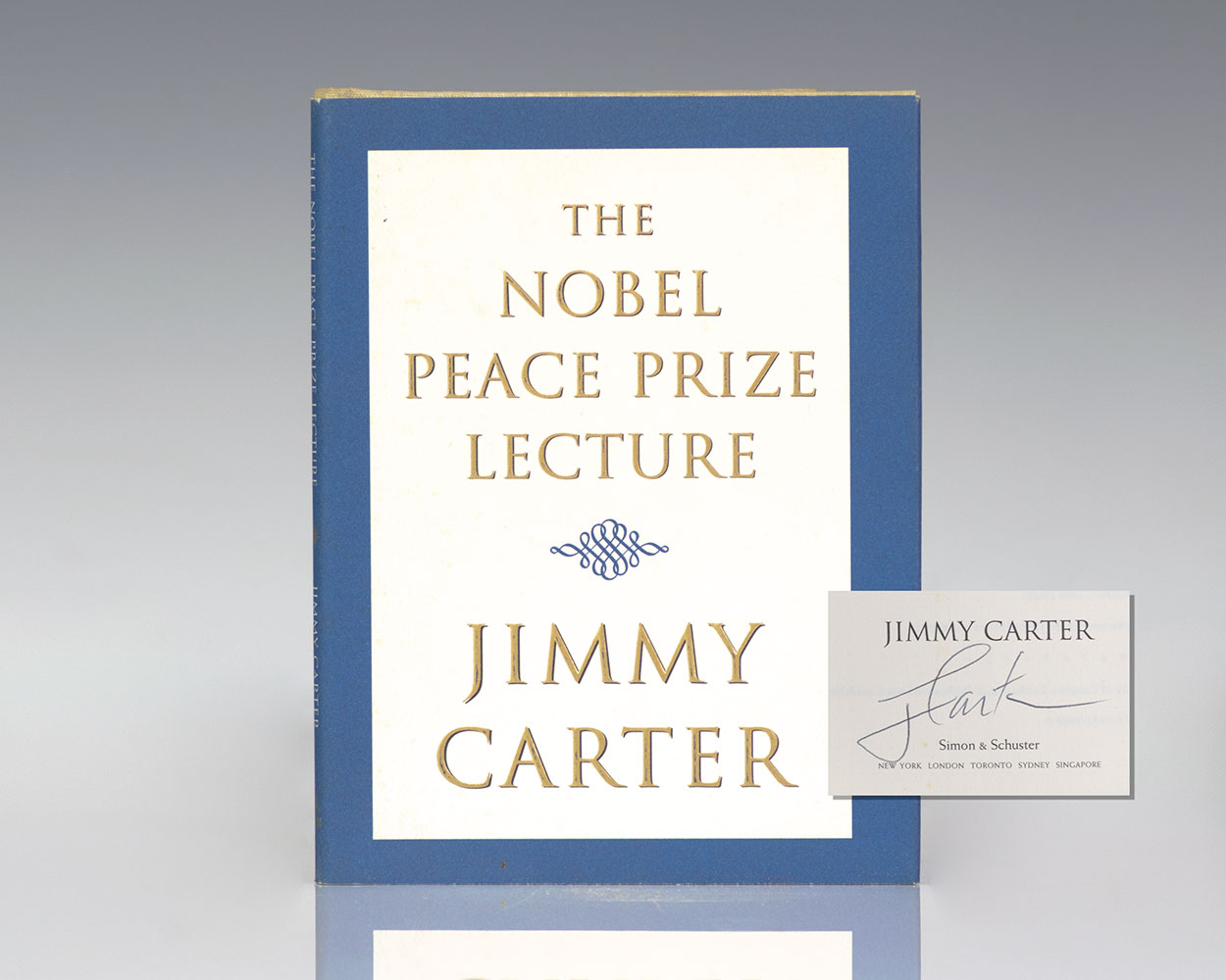 The Nobel Peace Prize Lecture Jimmy Carter First Edition Signed