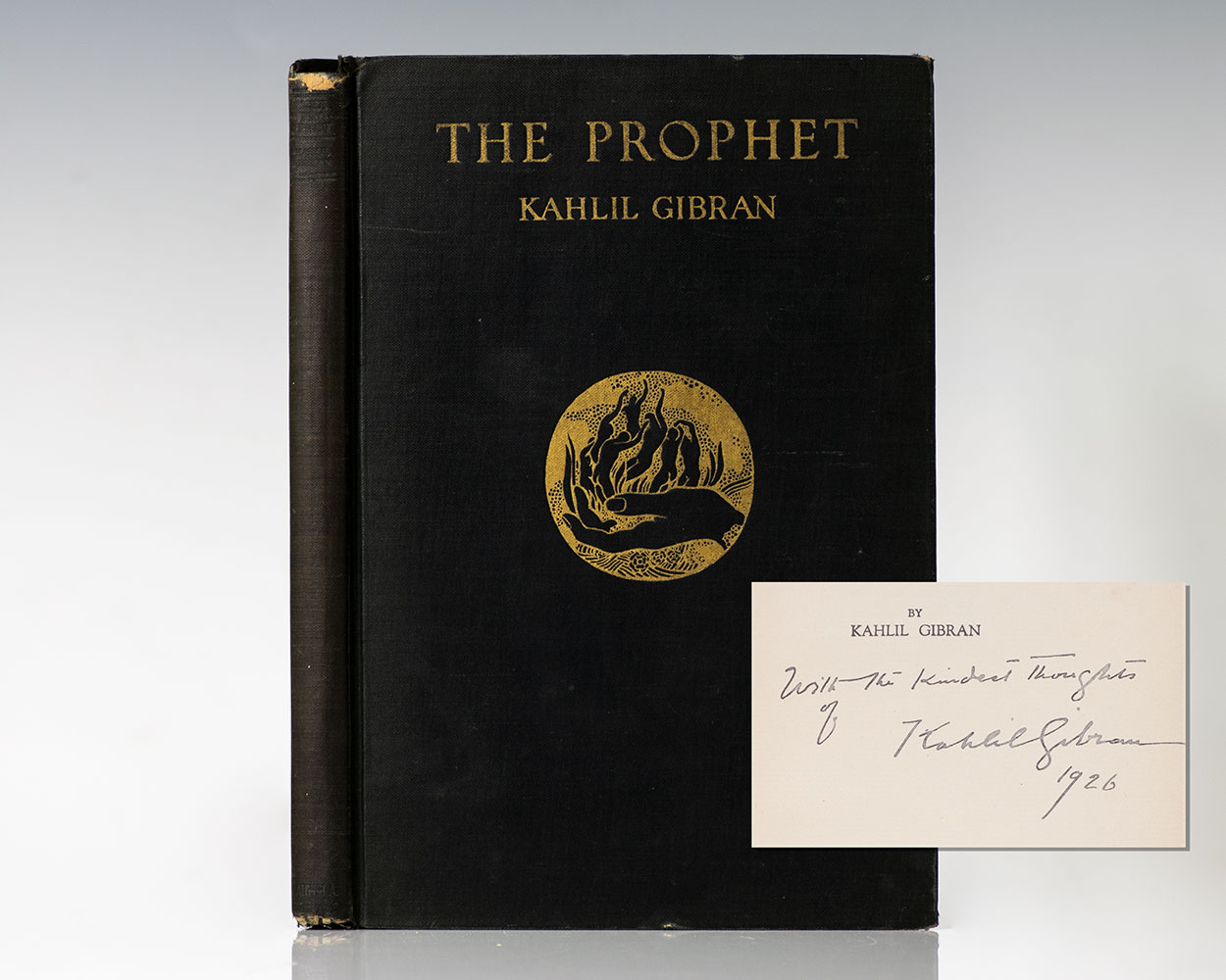 The Prophet Kahlil Gibran First Edition Signed