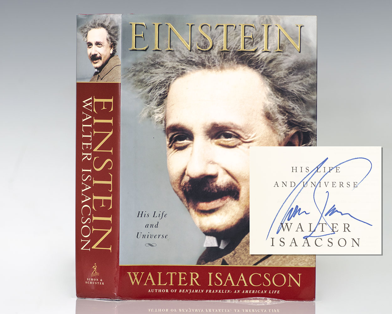 Einstein: His Life and Universe Walter Isaacson First Edition Signed