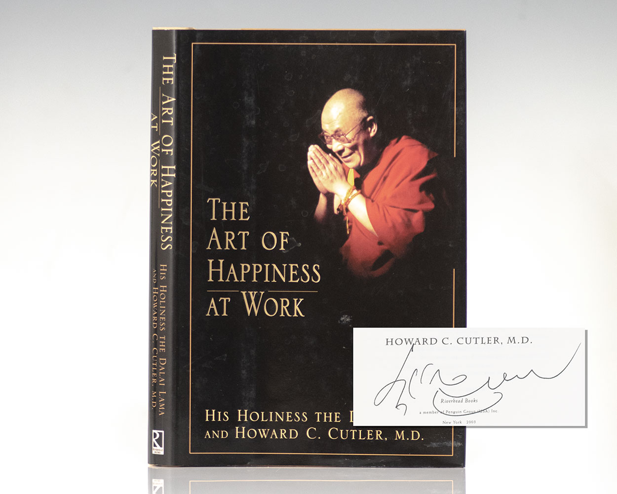 The Art Of Happiness: A Handbook For Living Dalai Lama First Edition Signed