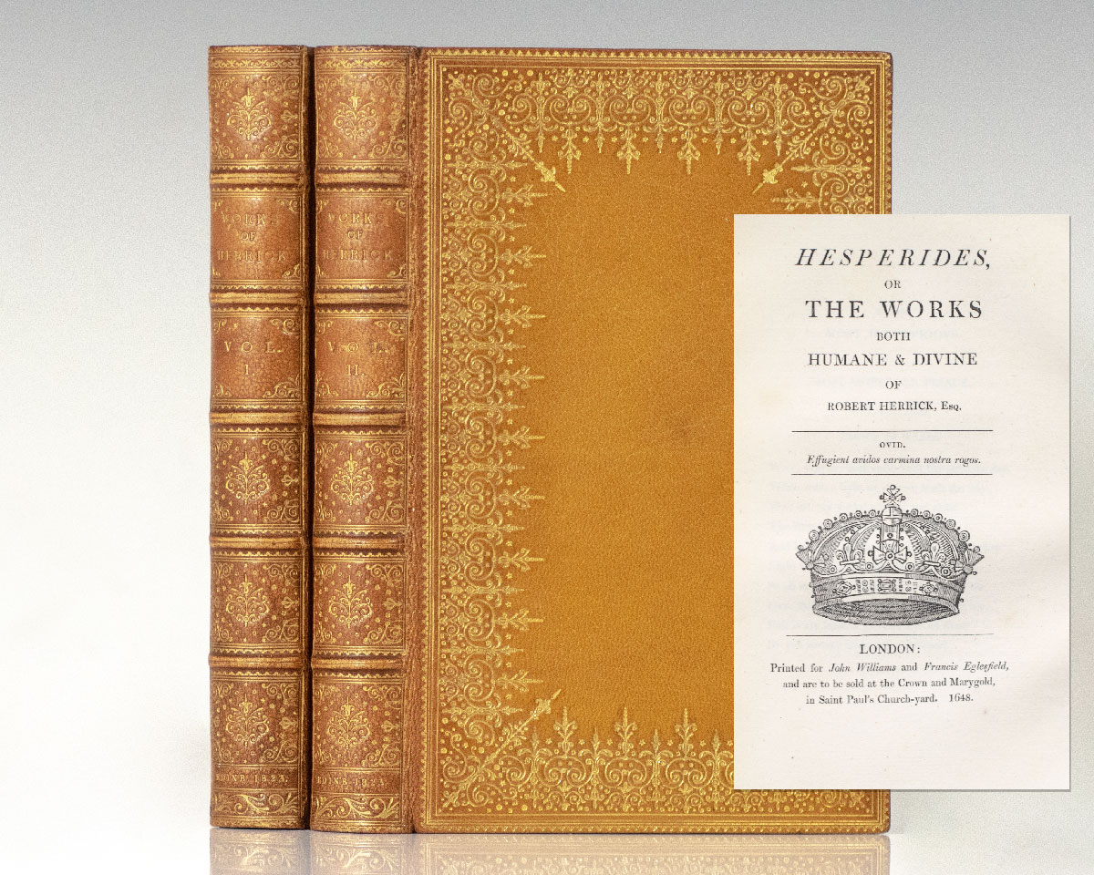 The Works Of Robert Herrick Raptis Rare Books Fine Rare And Antiquarian First Edition Books