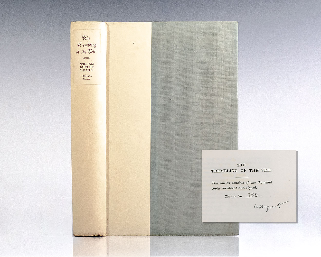 The Trembling of the Veil William Butler Yeats Signed Limited Edition