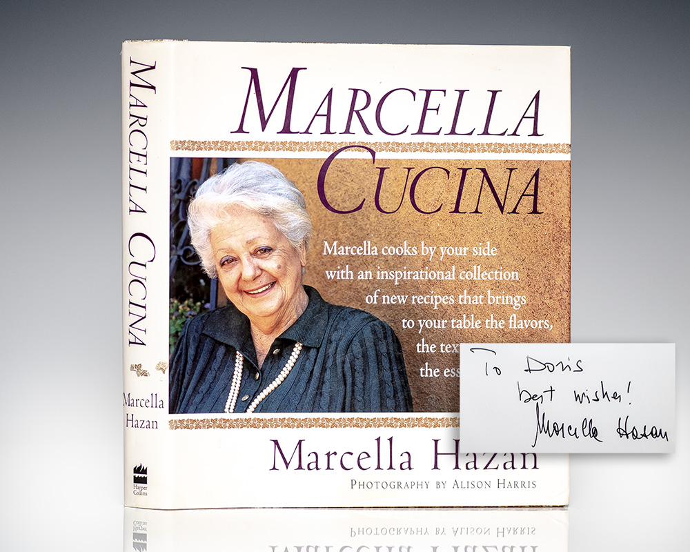 Marcella Hazan First Edition Signed