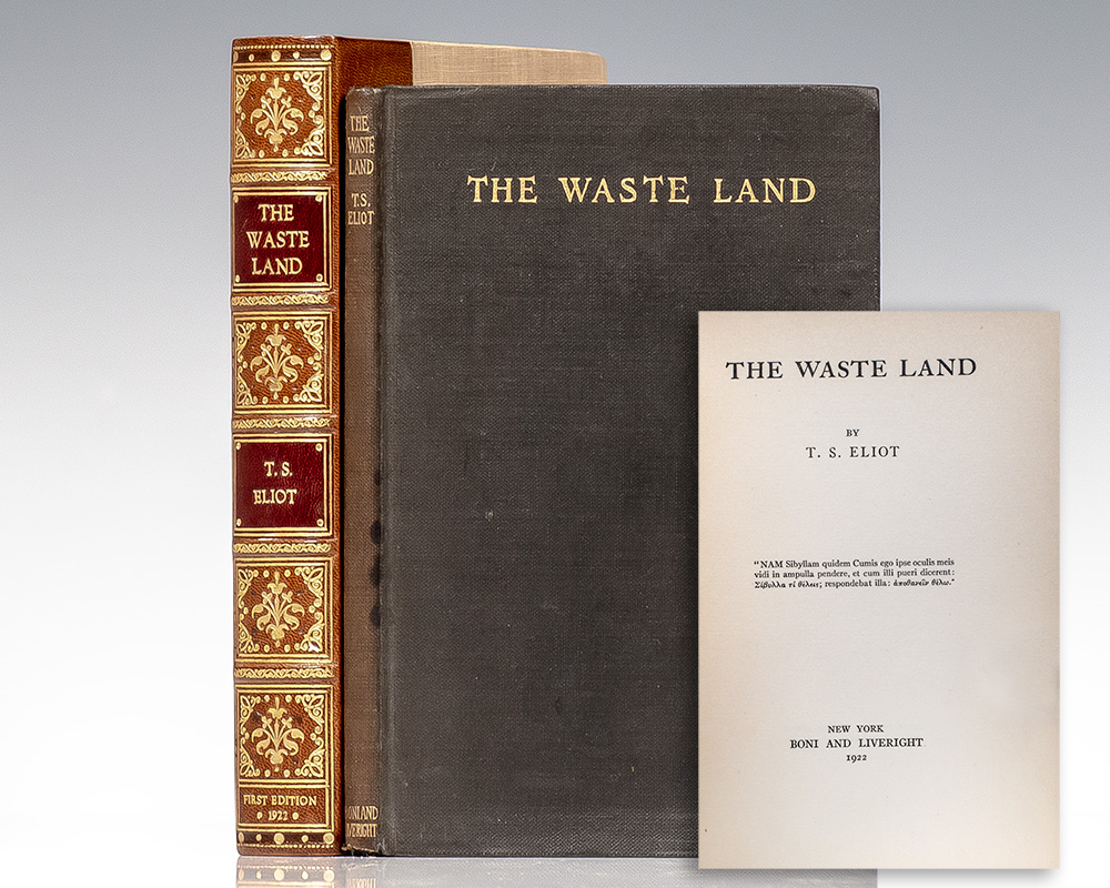 The Waste Land. - Raptis Rare Books | Fine Rare and Antiquarian First ...