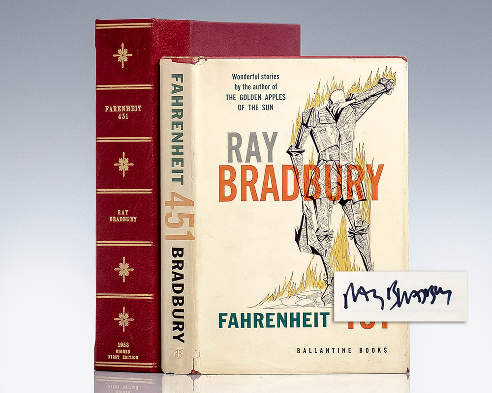 Fahrenheit 451 First Edition Ray Bradbury Signed Rare Book