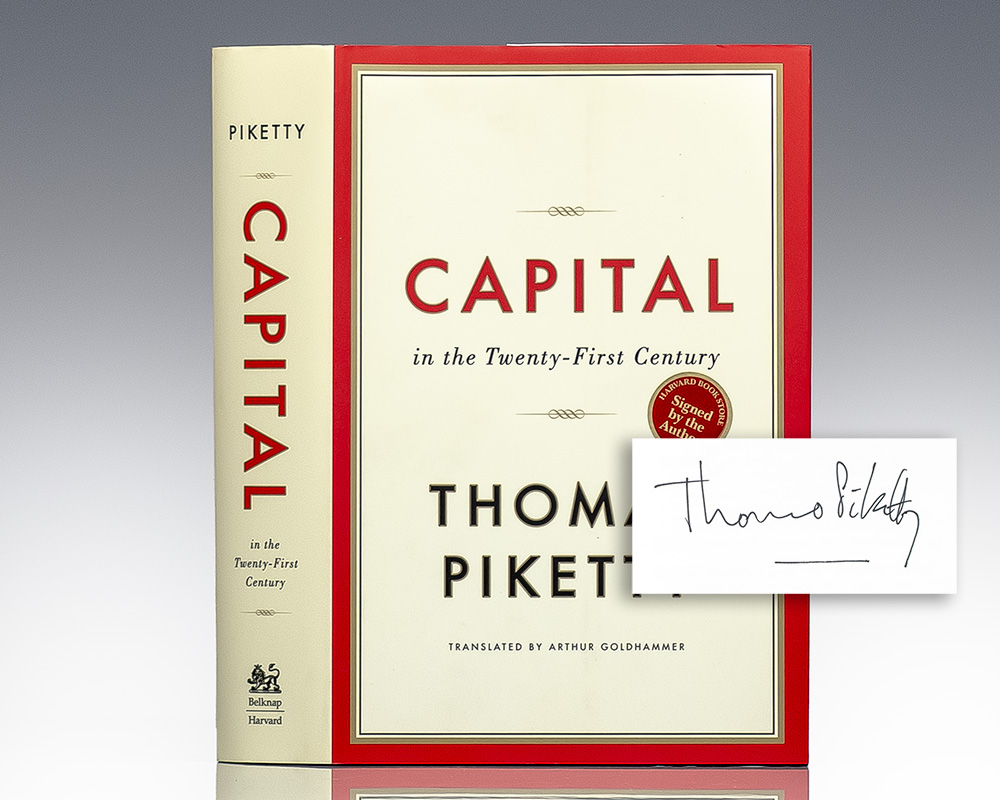 Capital In the Twenty-First Century Thomas Piketty First Edition Signed