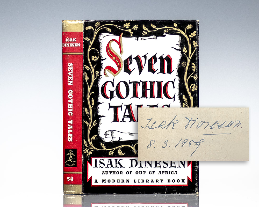 Seven Gothic Tales. - Raptis Rare Books | Fine Rare and Antiquarian ...