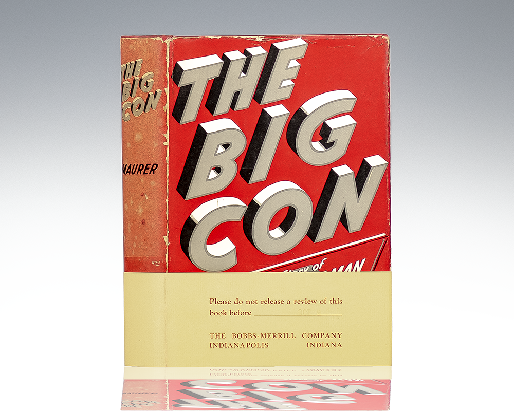 The Big Con: The Story of the Confidence Man. - Raptis Rare Books ...