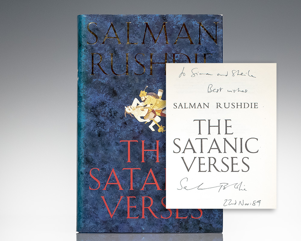 The Satanic Verses Salman Rushidie First Edition Signed