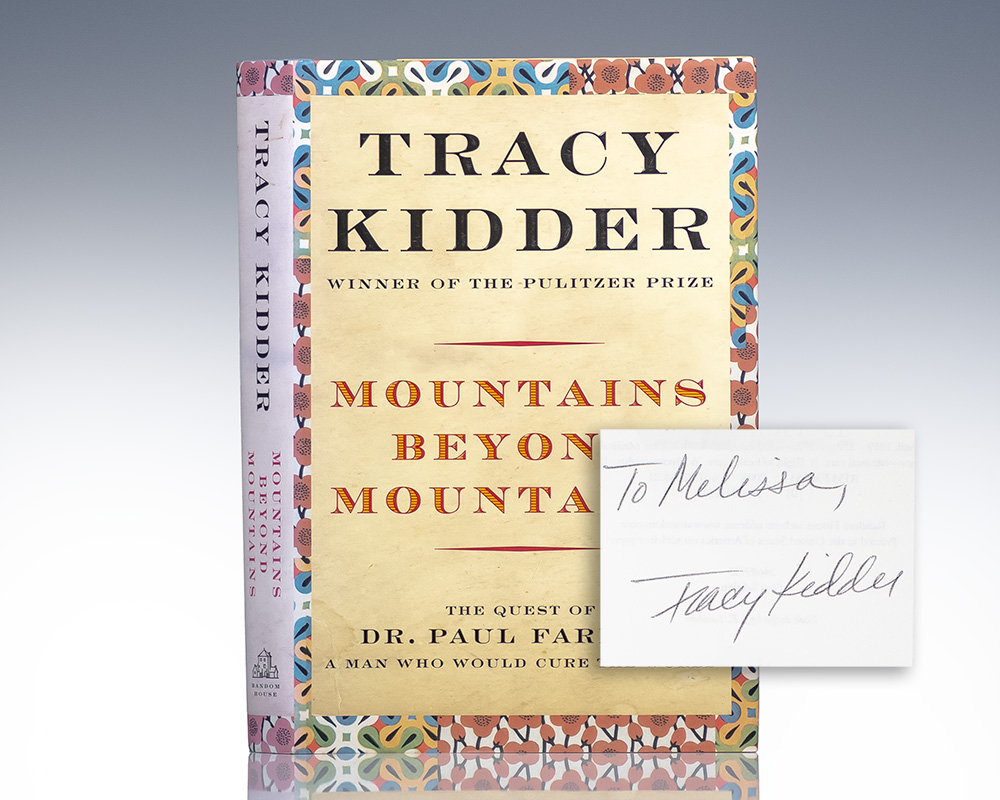 Mountains Beyond Mountains Tracy Kidder First Edition Signed