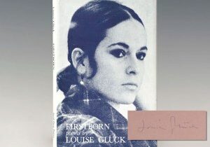 Signed Limited First edition of Louise Gluck's FIrstborn