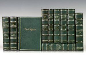 First Editions of Each of F. Scott Fitzgerald’s Works; Finely Bound by The Harcourt Bindery